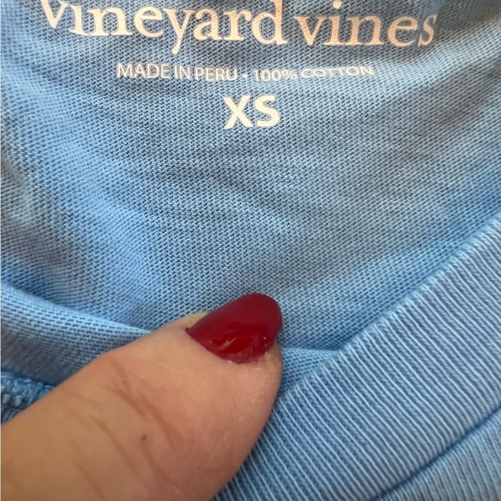 Vineyard Vines  Long Sleeve T Shirt  Sking Theme XS - Picture 5 of 5
